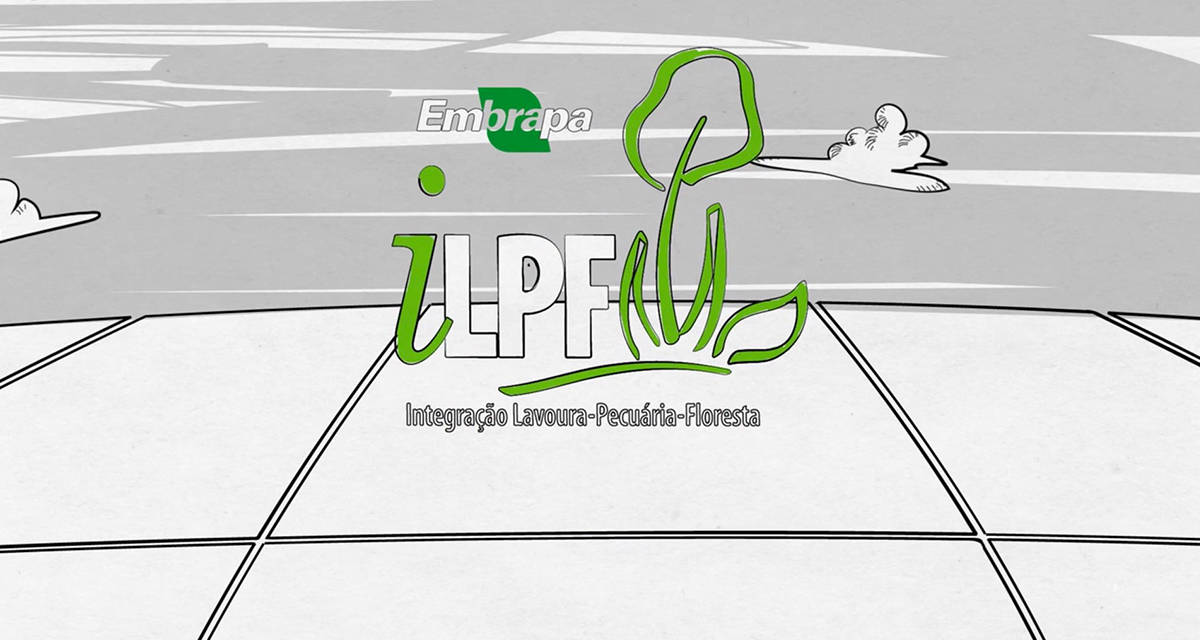 Animação explica porque o sistema de integração lavoura-pecuária-floresta é mais sustentável que os sistemas convencionais