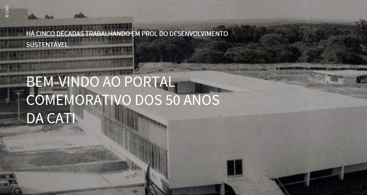 Cati lança portal para comemorar 50 anos de história