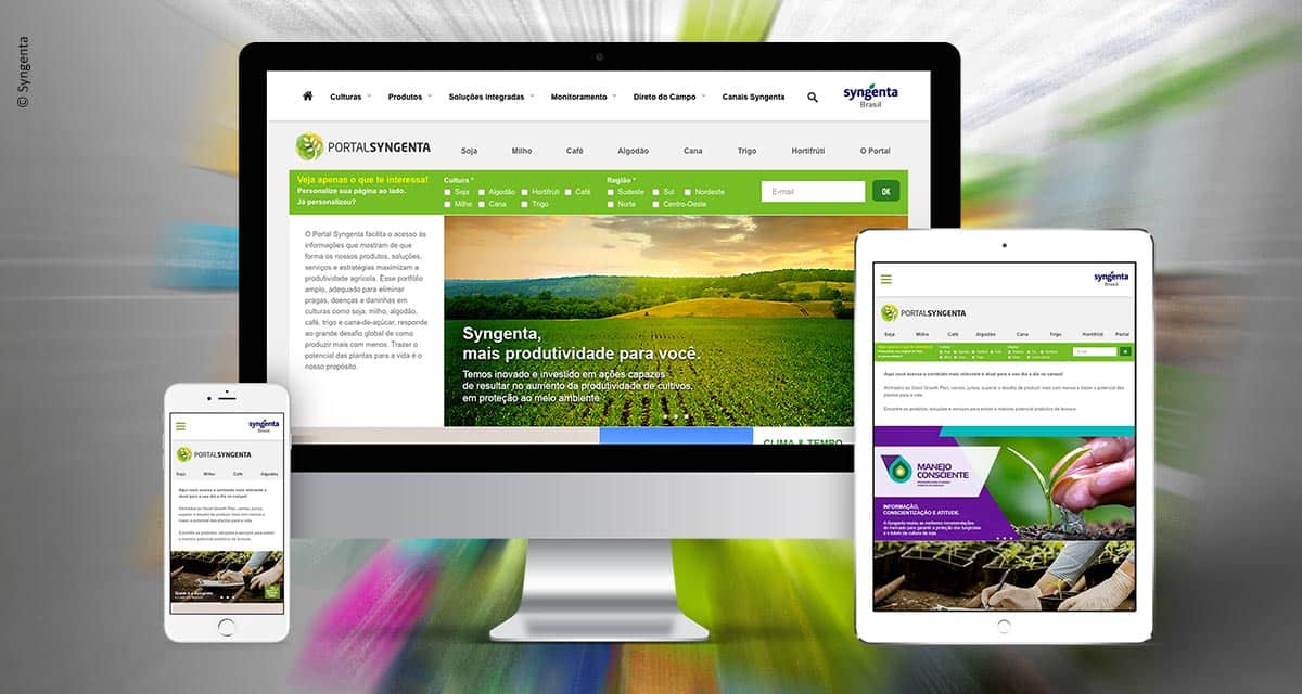 Syngenta lança portal inteligente para agricultores
