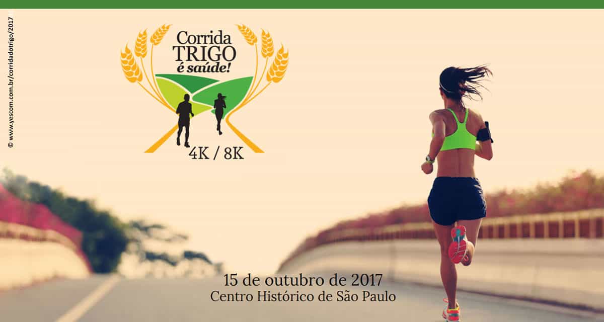 Cadeia do trigo promove 1ª Corrida Trigo é Saúde