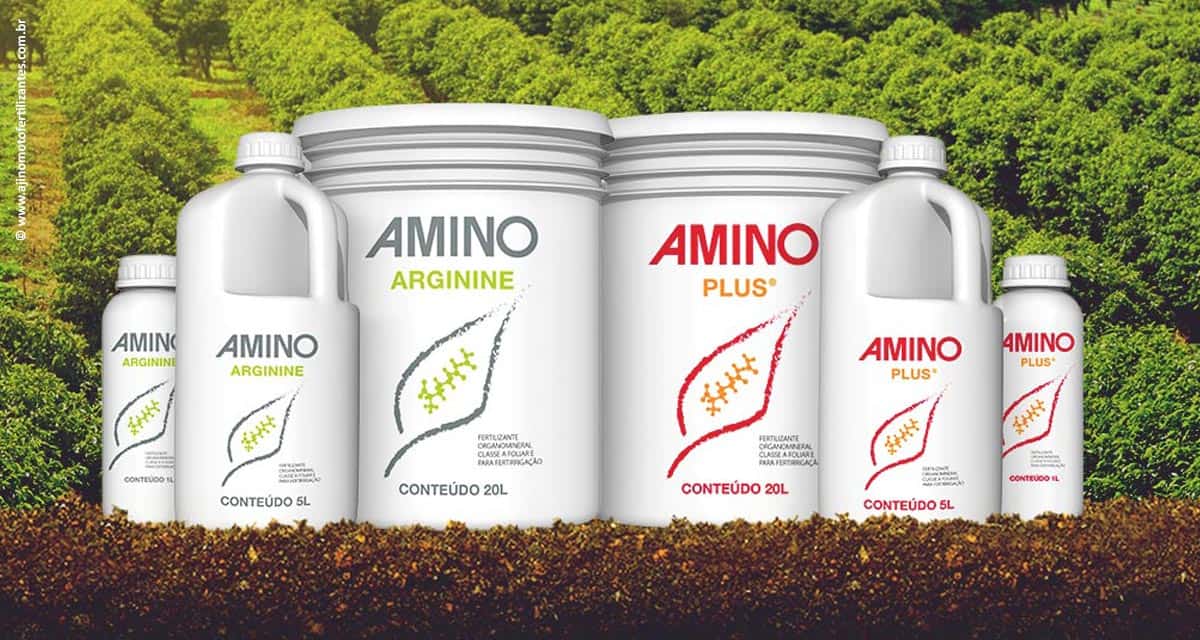 Fertilizante AMINO Plus® ganha nova embalagem