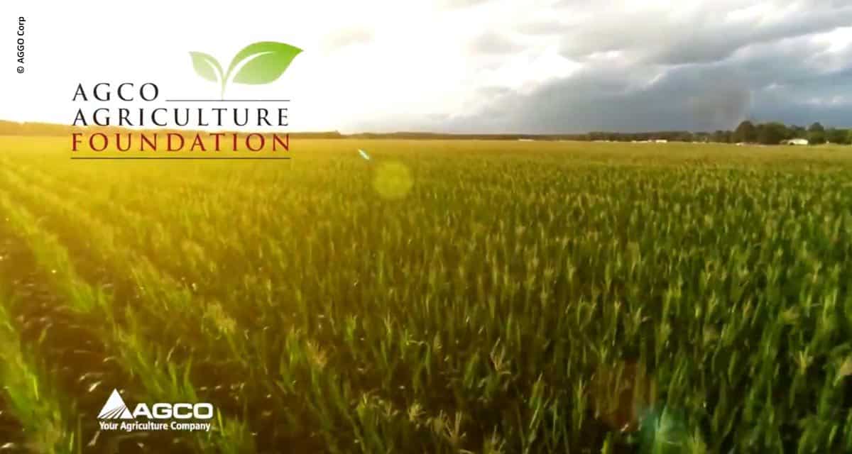 AGCO apresenta a AGCO Agriculture Foundation