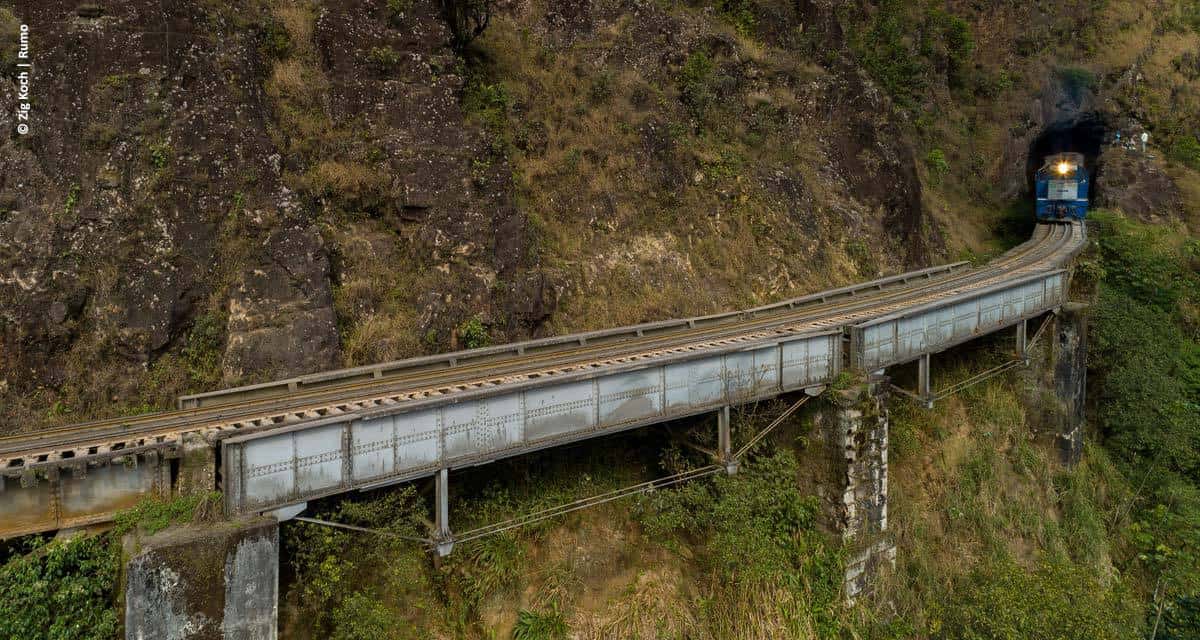 Rumo e startup de Curitiba desenvolvem projeto de aero inspeção para ferrovia