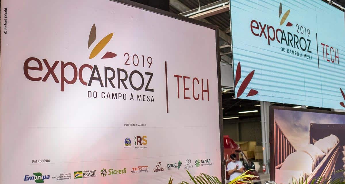 Expoarroz Tech 2019 encerra com público recorde e abre novos mercados para o arroz nacional