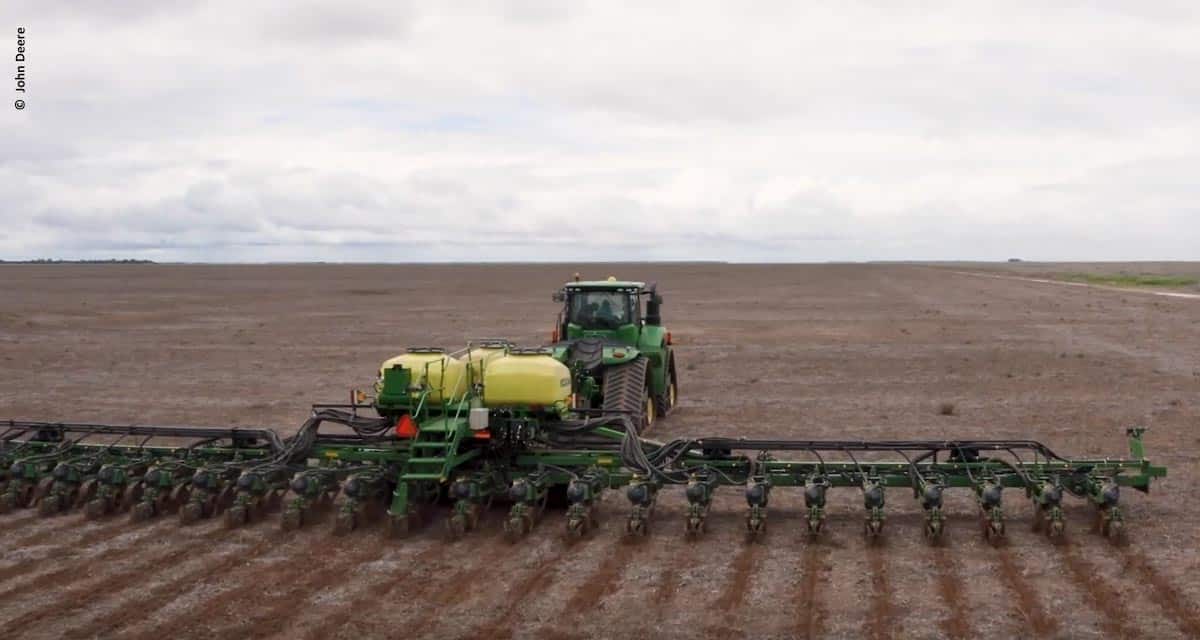 Tecnologia John Deere faz Brasil bater  recorde mundial de hectares plantados em 24h