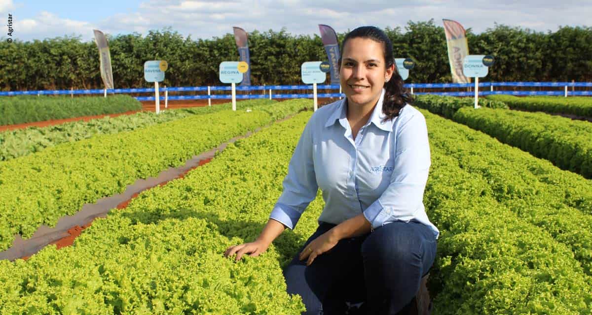 Agristar do Brasil cria programa de melhoramento de alfaces e contrata pesquisadora