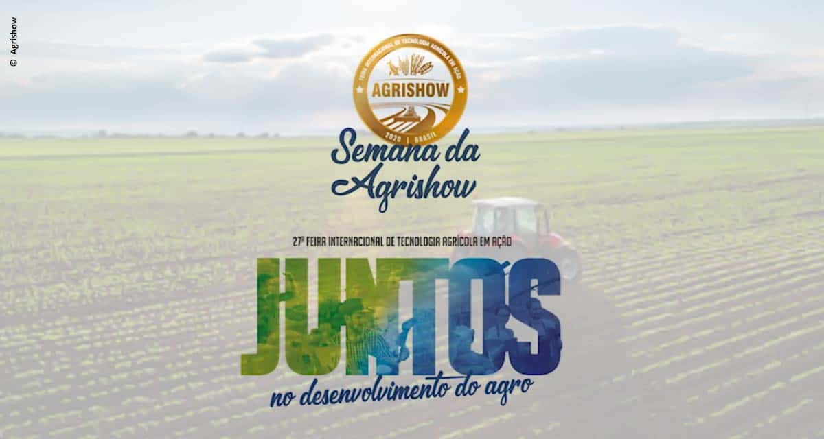 Semana da AGRISHOW começou nesta segunda (27) com conteúdo exclusivo nas mídias digitais