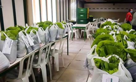 Associação de pequenos agricultores agroecológicos obtém renda e consegue escoar parte da produção com entrega de cestas adquiridas pela Prefeitura de Cruzeiro