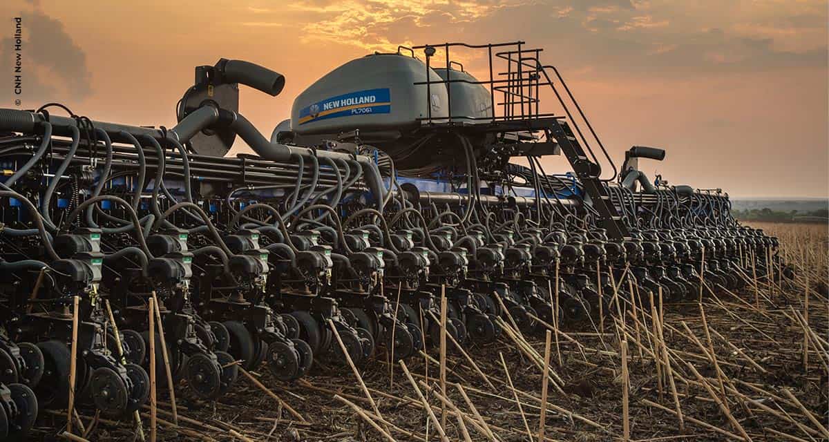 New Holland lança plantadeira e pulverizador com foco em aumento da produtividade