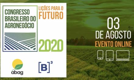 Congresso Brasileiro do Agronegócio reunirá mais de 8 mil participantes para apresentar as lições para o futuro do setor