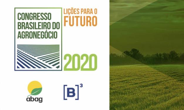 Congresso Brasileiro do Agronegócio apontará as perspectivas do setor e seu papel no pós-pandemia