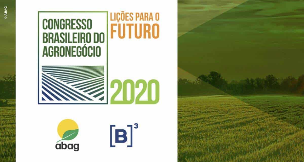 Congresso Brasileiro do Agronegócio apontará as perspectivas do setor e seu papel no pós-pandemia
