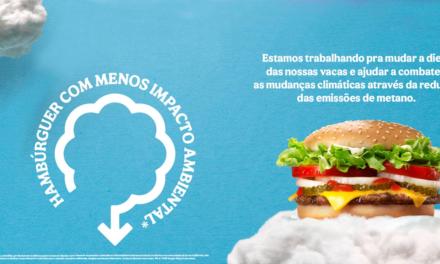 BURGER KING anuncia estudo aberto que reduz em 33% a emissão de gás metano de vacas e bois