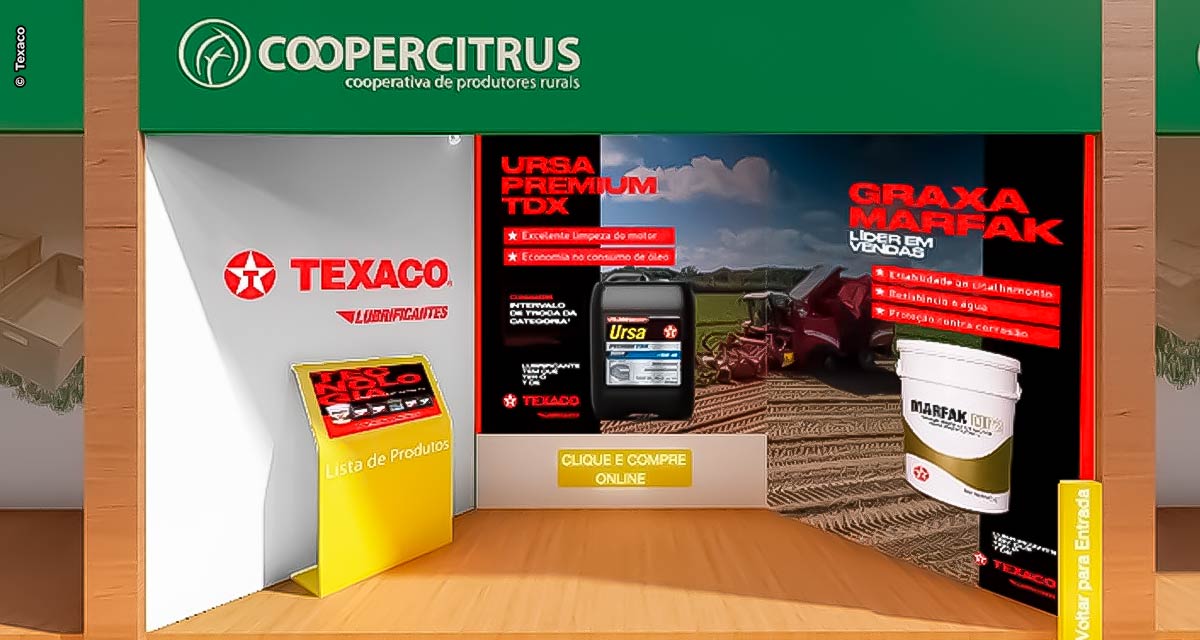 Texaco participa da 22ª edição da Coopercitrus Expo com sua linha de lubrificantes