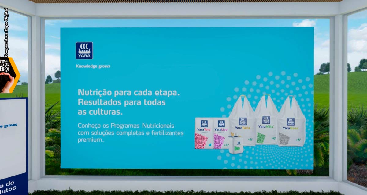 Yara apresenta soluções em nutrição na Coopercitrus Expo 2021