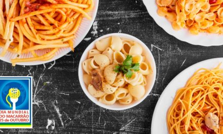 25 de outubro é o Dia Mundial do Macarrão! Alimento está presente em 99,6% dos lares brasileiros