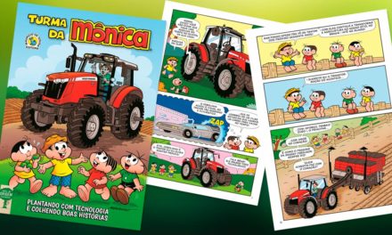 Massey Ferguson lança revista da Turma da Mônica sobre a evolução da agricultura no Brasil