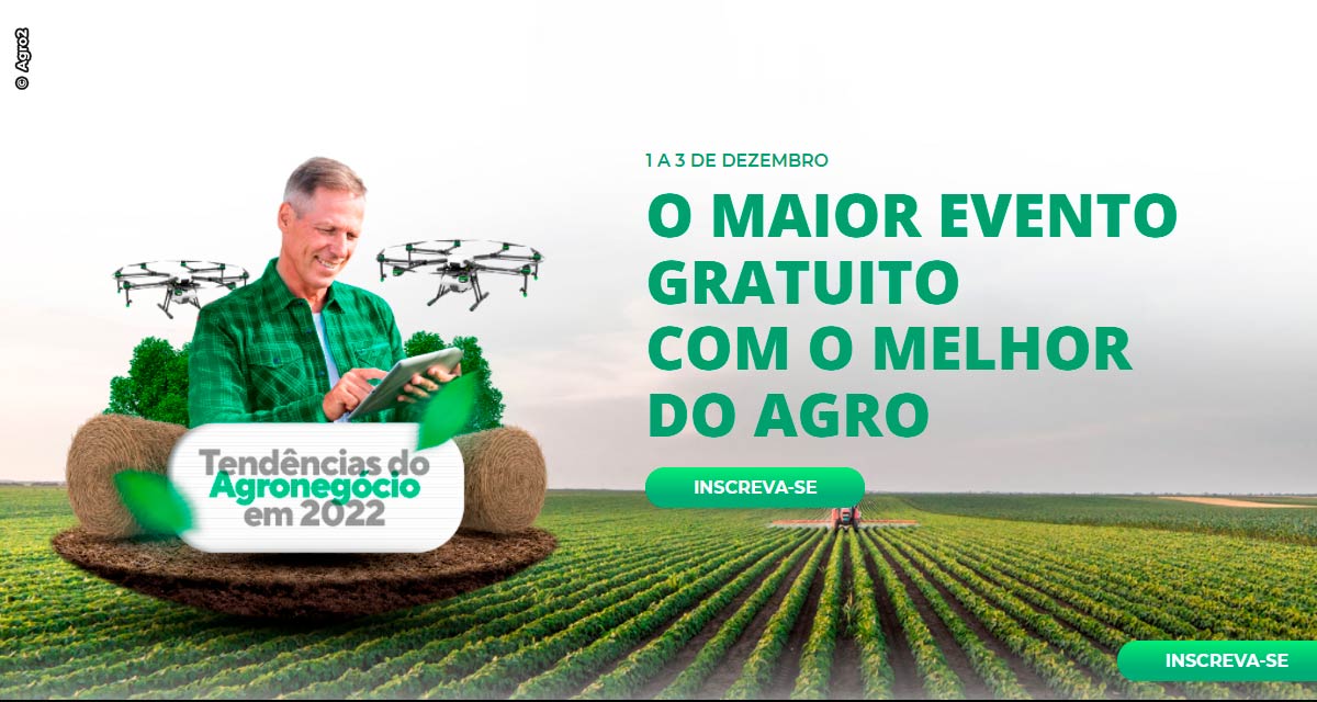 Evento digital em dezembro traça tendências do agronegócio para 2022