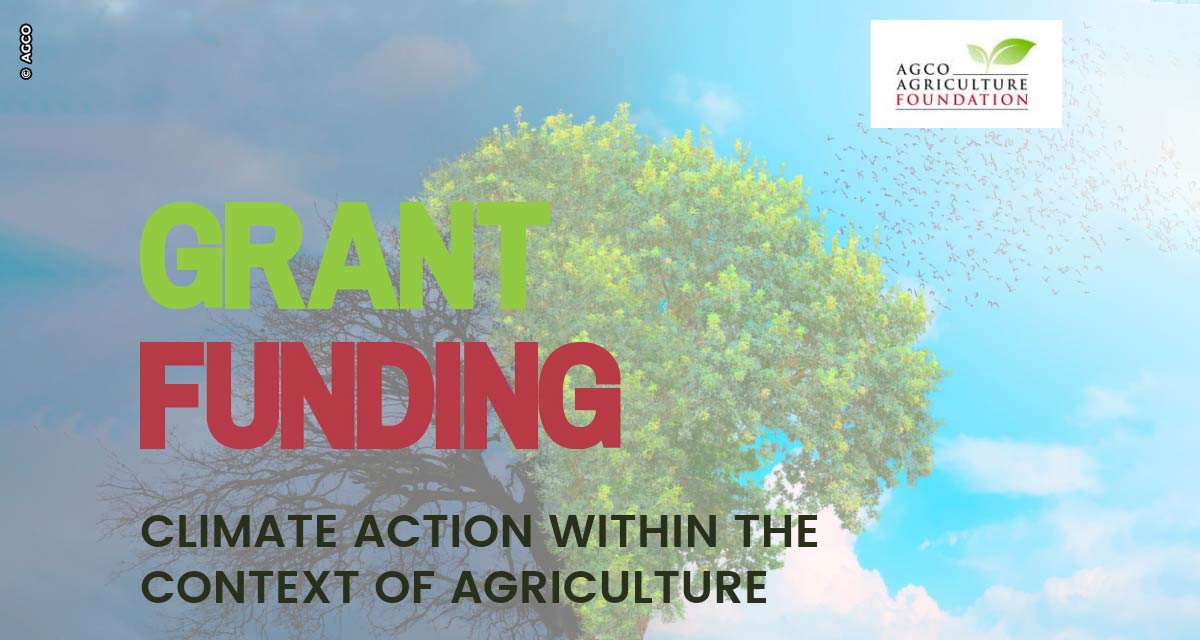 AGCO Agriculture Foundation lança edital para concessão de subsídios