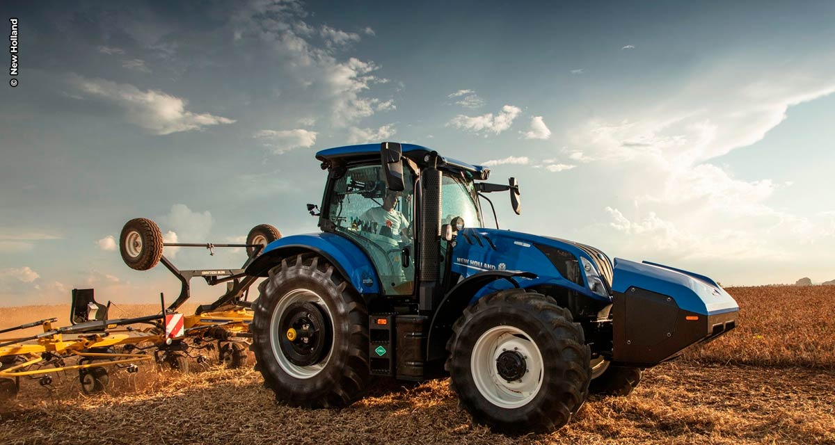 New Holland apresenta trator movido a biometano ao setor sucroalcooleiro