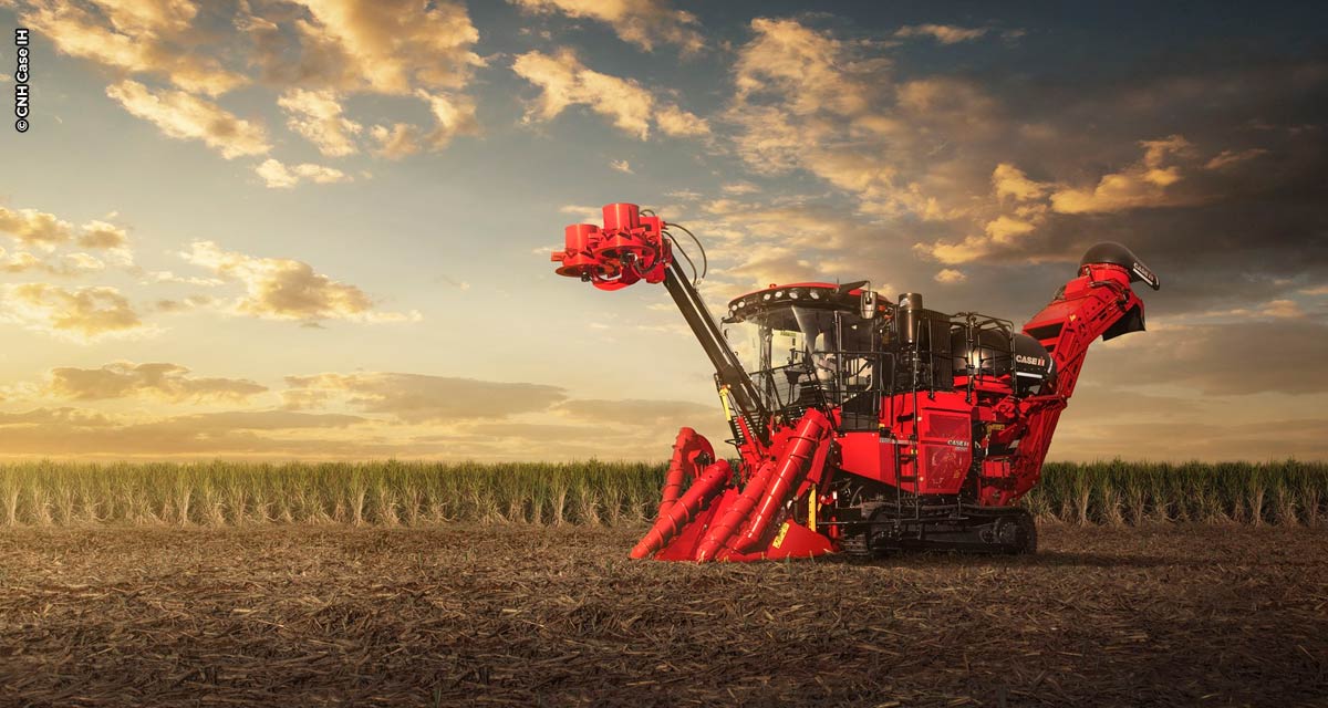 Nova colhedora de cana da Case IH alia conectividade à alta performance no campo