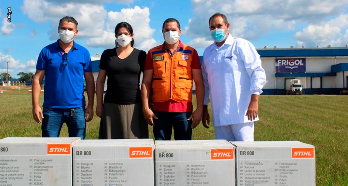 Brigada Voluntária de combate aos incêndios florestais recebe doação de equipamentos em São Félix do Xingu, no Pará