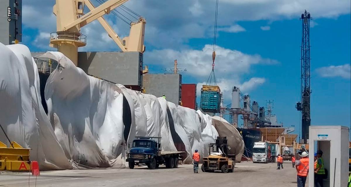 Porto Ponta do Félix realiza a segunda reexportação de fertilizantes