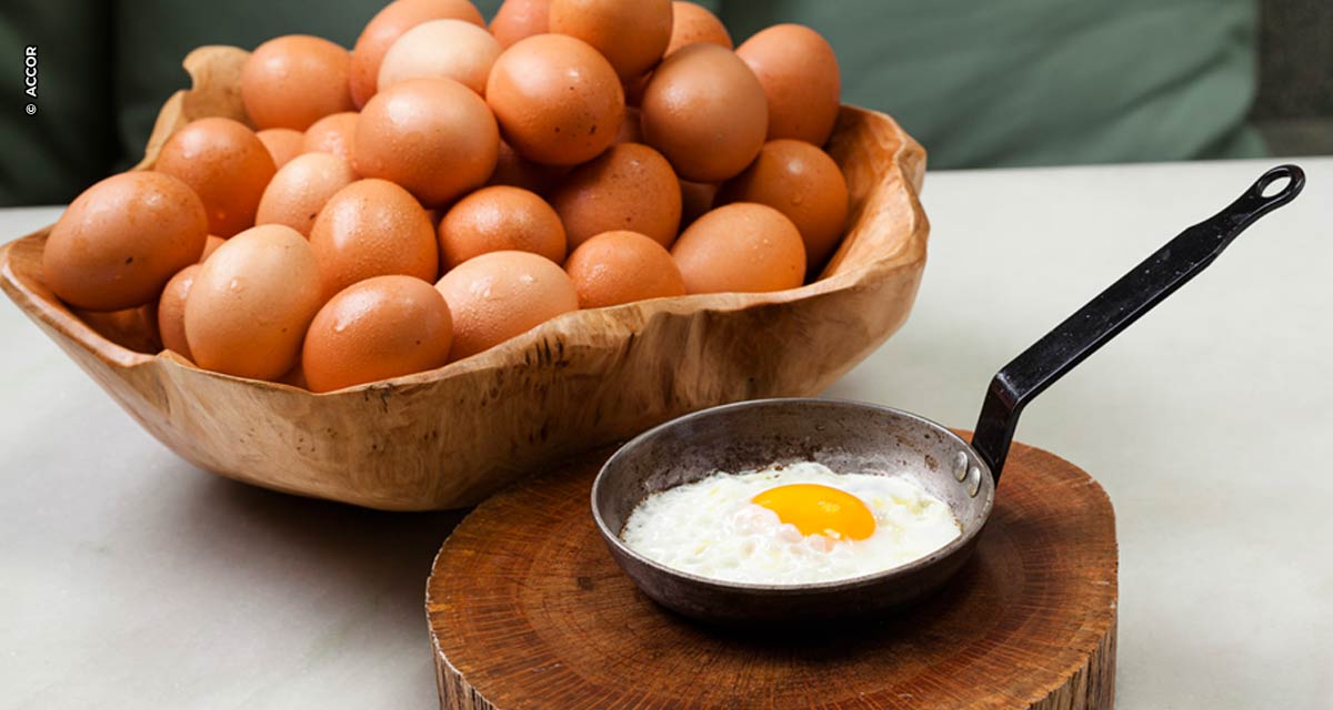 Accor assume compromisso para eliminar ovos que não sejam de galinhas livres até 2025 em seus hotéis na América do Sul