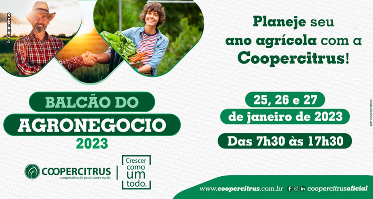 Coopercitrus realiza Balcão do Agronegócio com condições especiais para produtores rurais