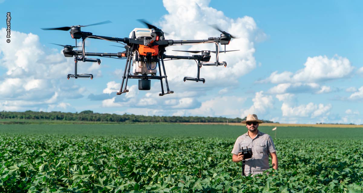 Produtores de algodão apostam na gestão da pulverização por drones para produzir mais em 2023