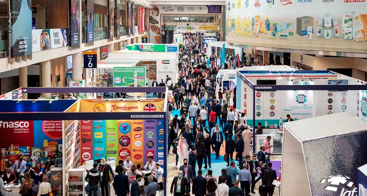 Gulfood 2023: US$ 4,5 bilhões estimados em negócios para as 105 empresas brasileiras do setor de alimentos e bebidas que participam da feira