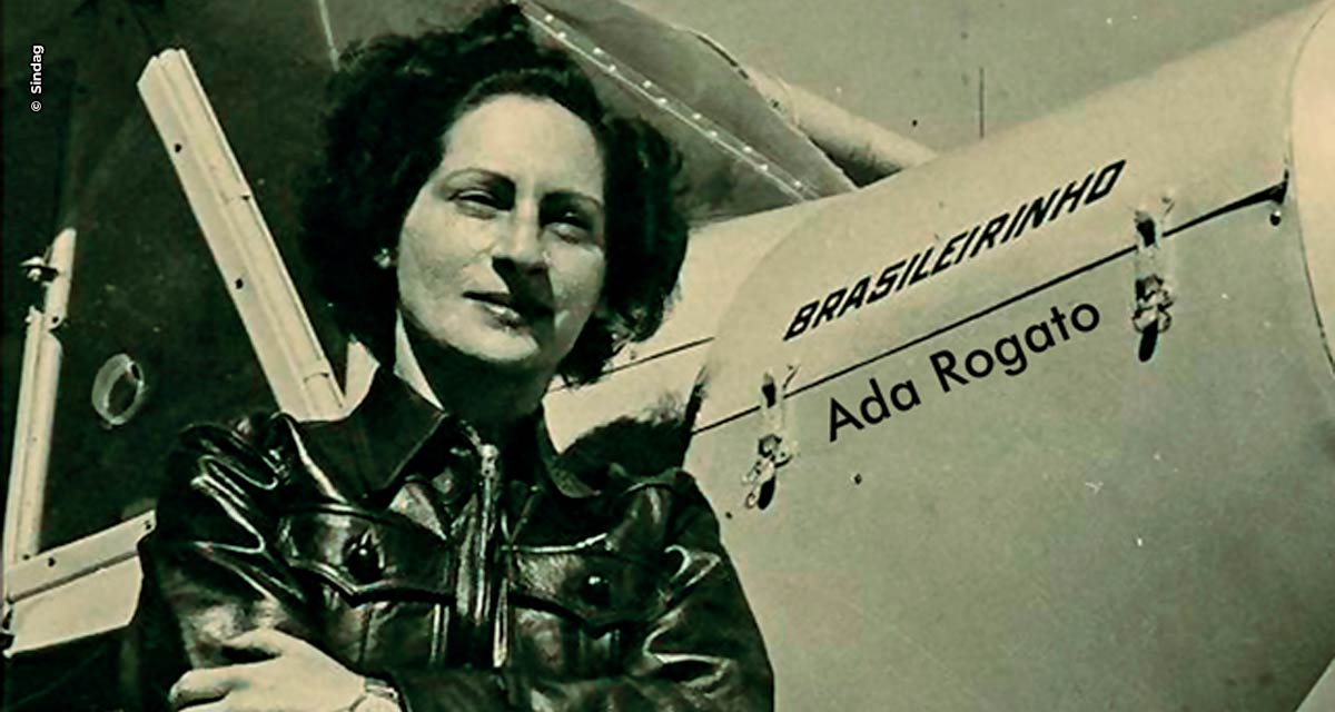 Homenagens pelos 75 anos do  primeiro voo agrícola feminino no País