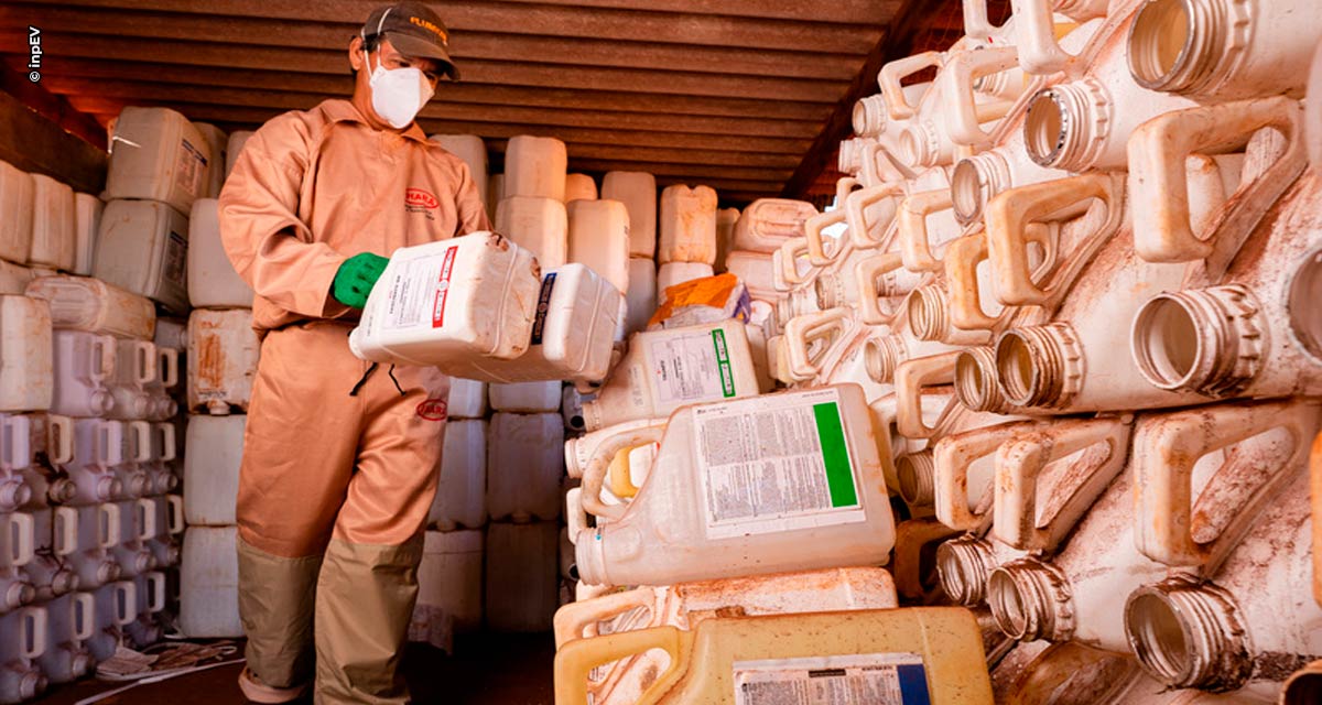 inpEV reforça medidas importantes para a destinação correta de embalagens vazias de defensivos agrícolas