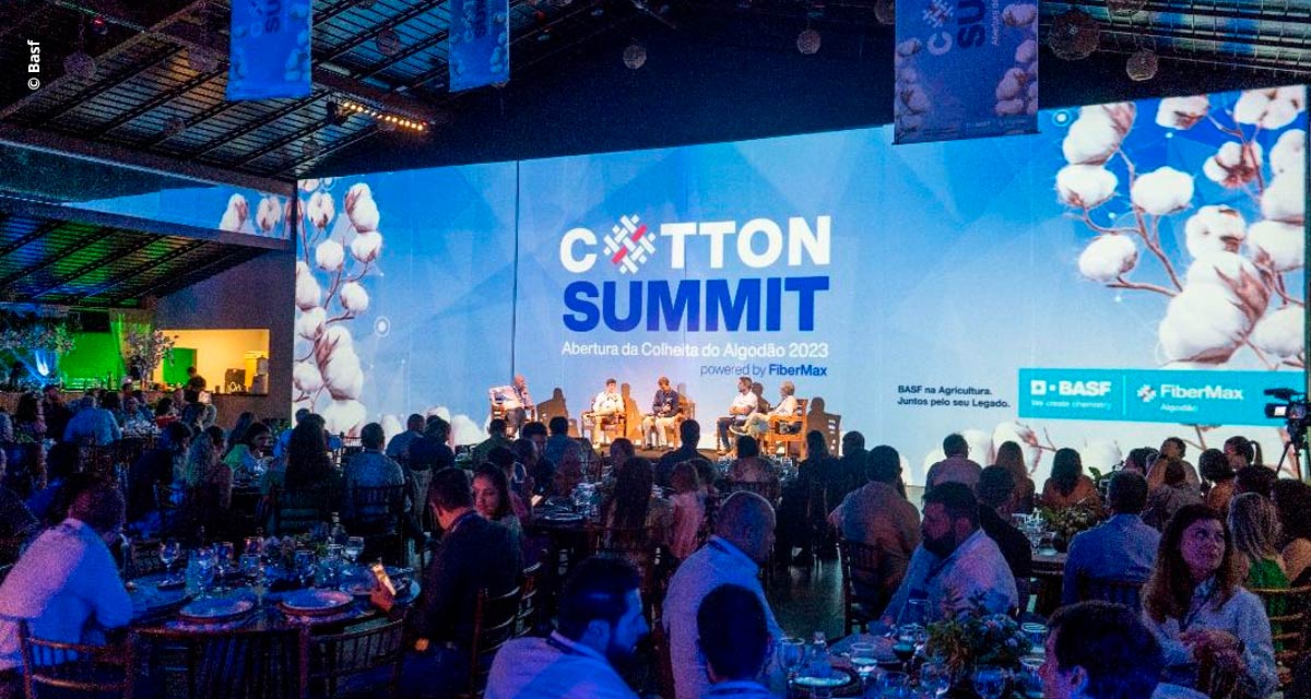 Cadeia produtiva do algodão debate protagonismo do agro brasileiro durante o Cotton Summit, promovido pela BASF