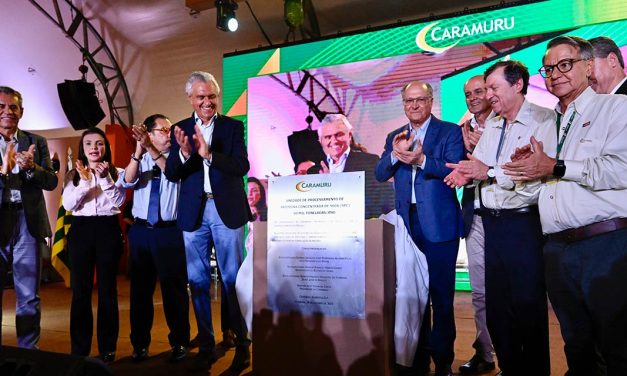 Caramuru inaugura em Itumbiara (GO) sua planta industrial de processamento de Proteína de Soja Concentrada (SPC), a primeira do estado