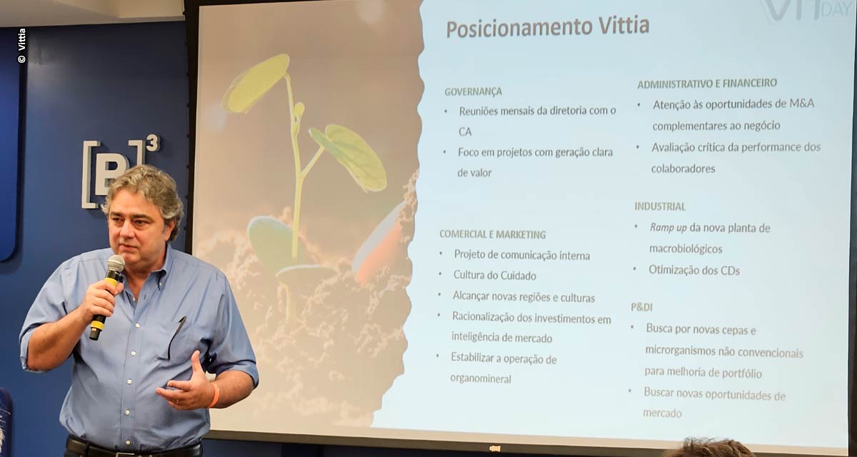 Biológicos: Vittia vai intensificar projetos de inovação e transferência tecnológica com resultados ao produtor