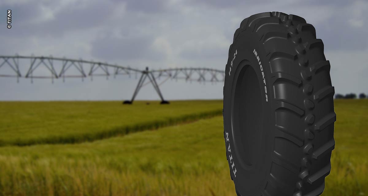 Linha de pneu exclusiva para pivôs de irrigação ganha nova versão