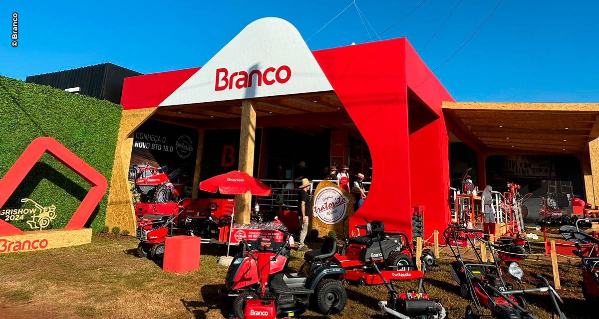 Na Agrishow, Branco Motores comemora 40 anos do motocultivador Tratorito e exibe lançamentos