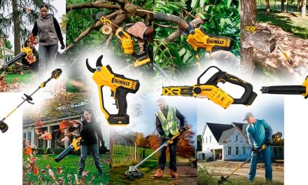 DEWALT apresenta novos produtos a bateria para a manutenção de áreas verdes e jardinagem