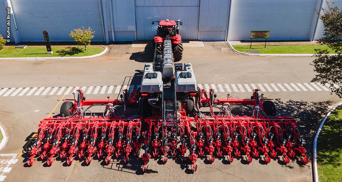 Kuhn lança plantadeira autotransportável ELITE 30 linhas e espaço dedicado a novas tecnologias na Agrishow