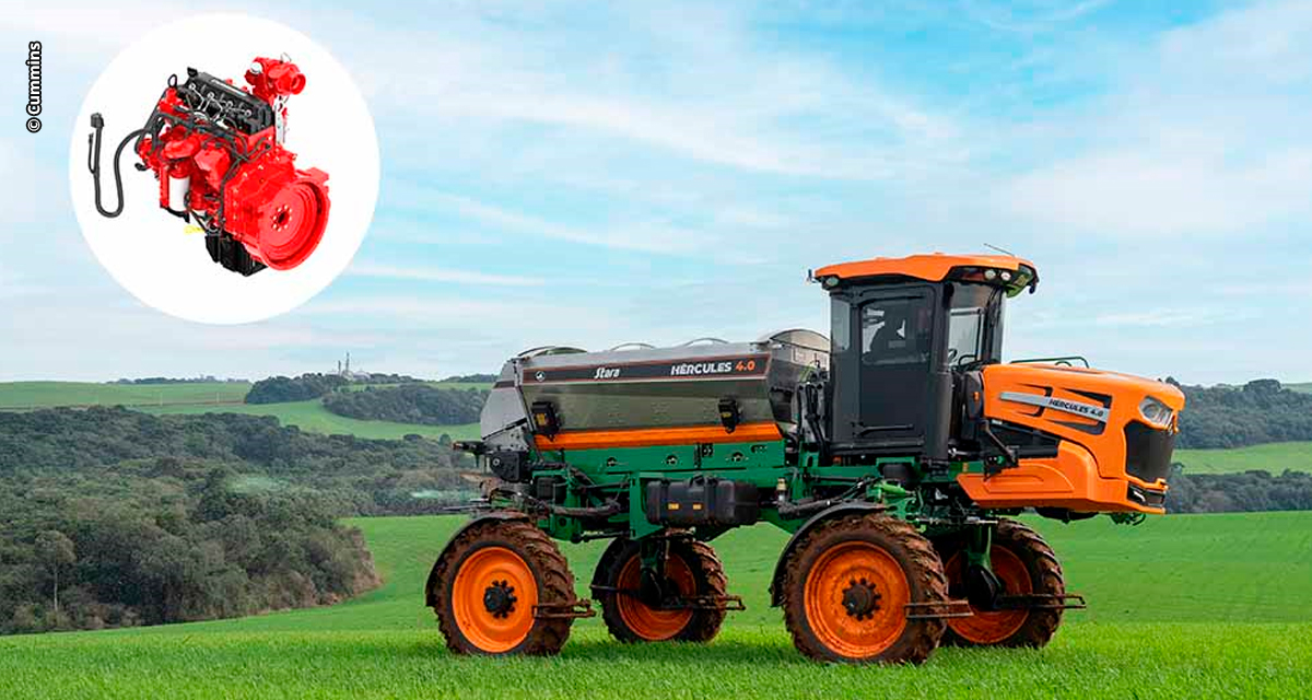 Cummins equipa Distribuidor Hércules 4.0 da Stara com motor 4 cilindros de maior densidade de potência do País