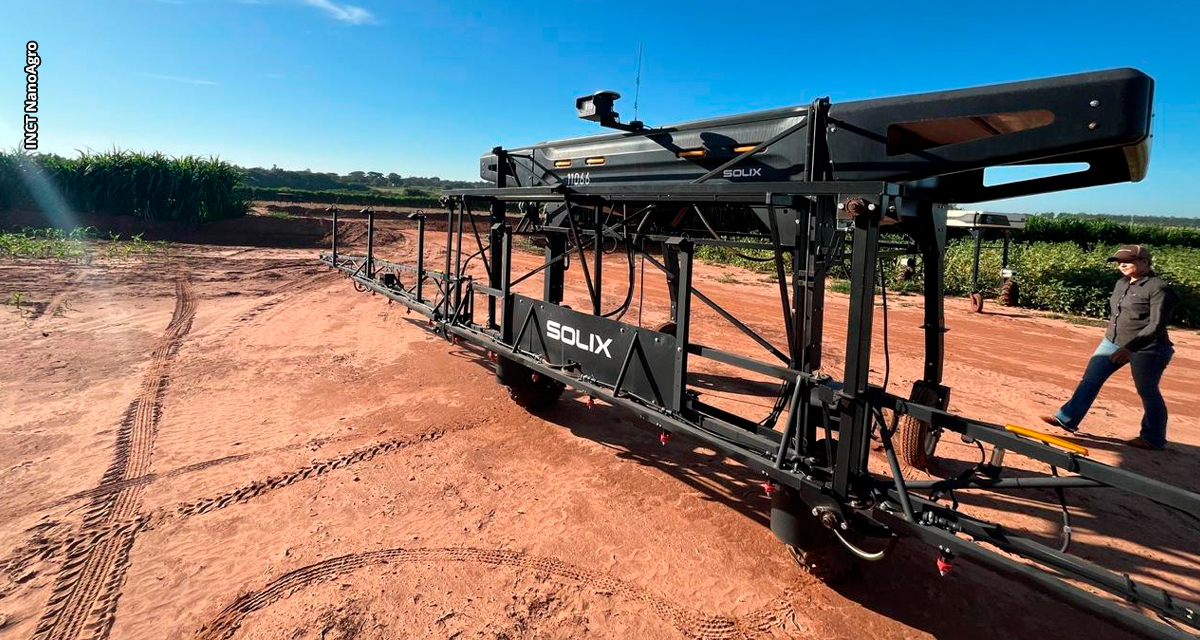 Parceria entre INCT NanoAgro e Solinftec combina nanotecnologia à robótica para ampliar sustentabilidade e economia no campo