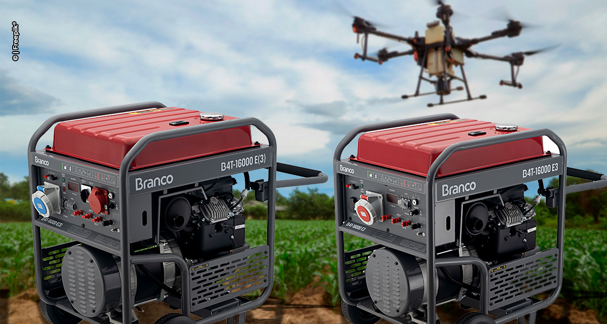Branco lança geradores de alta performance com foco em drones e aplicações exigentes