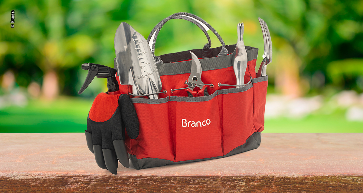 Branco lança primeira linha de ferramentas manuais para cuidados em jardins