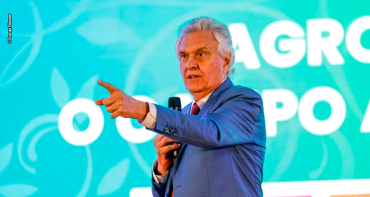 Caiado destaca avanço tecnológico do agro goiano em palestra em Holambra