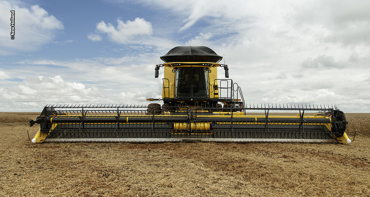 New Holland apresenta na Expointer nova colheitadeira CR7+Arrozeira e outras soluções para rizicultura