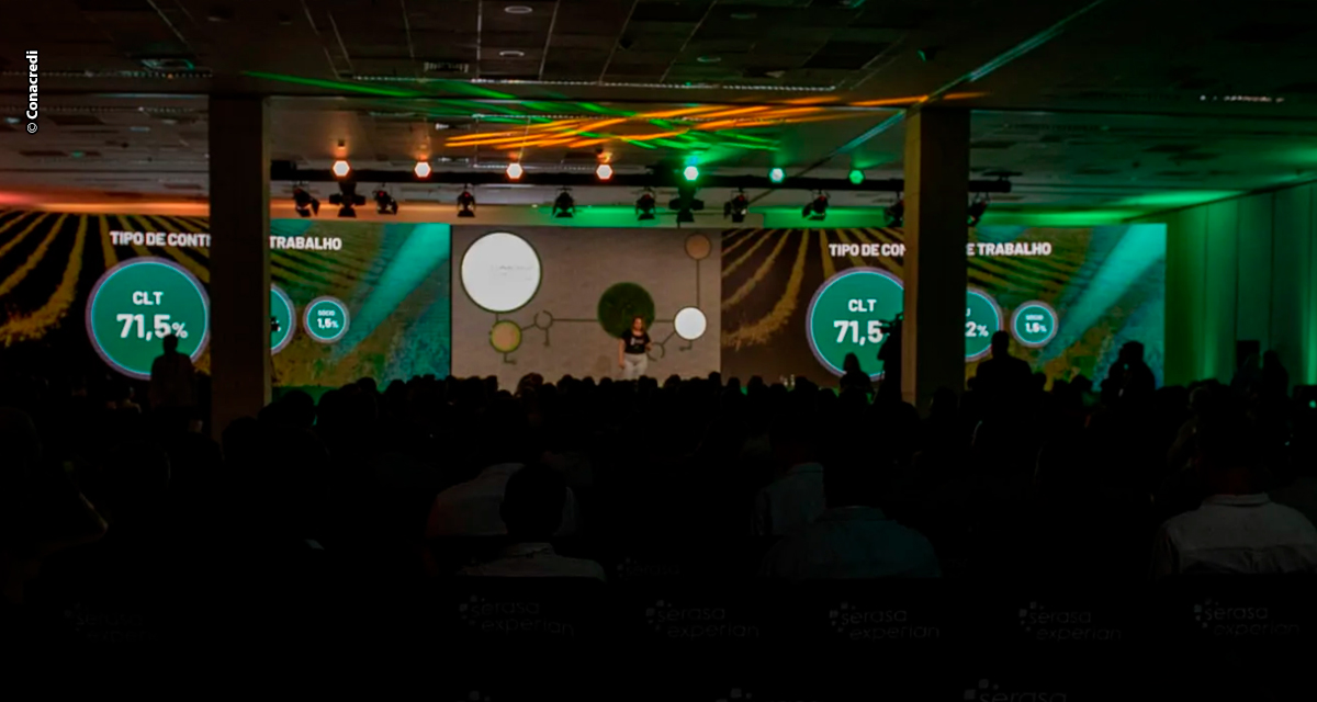 Crédito agro, tecnologia e cobrança: Bernardo Fabiani e Carolina Vergeti lideram debate no Conacredi 2025