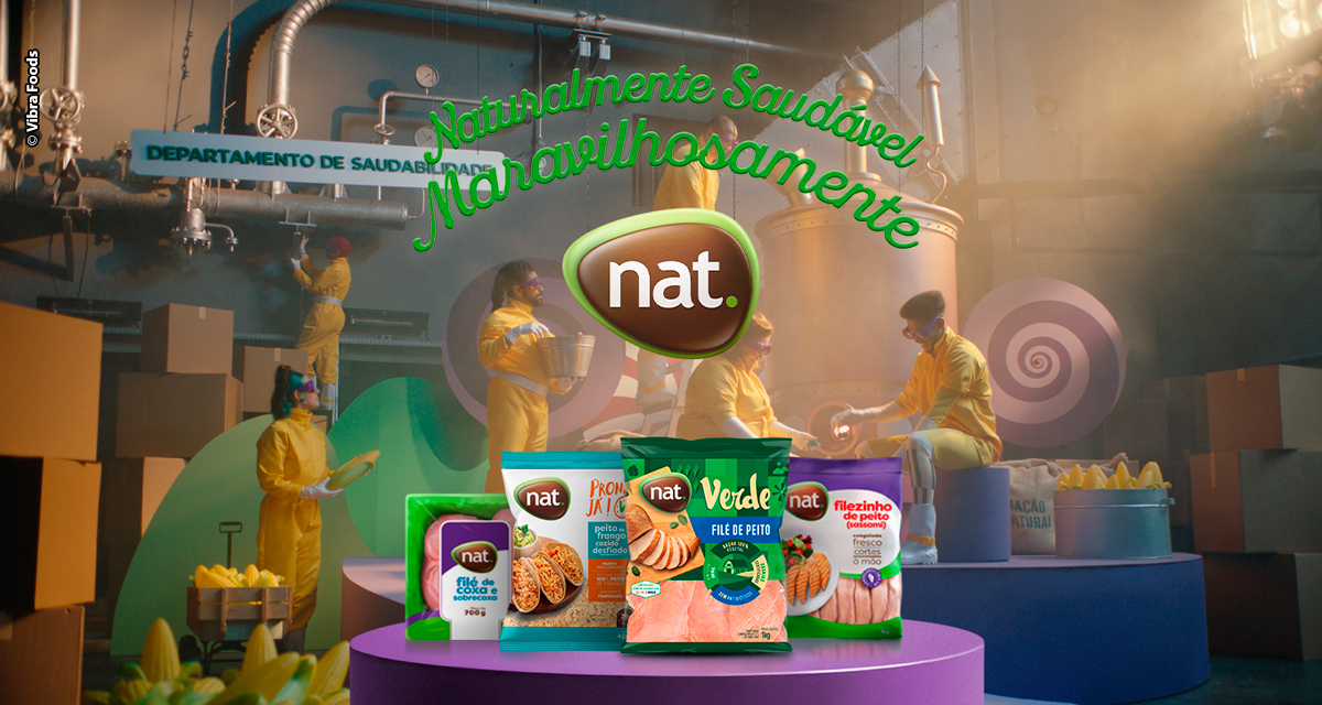 Em universo lúdico, Vibra Foods enaltece diferenciais da marca Nat junto ao mercado mineiro