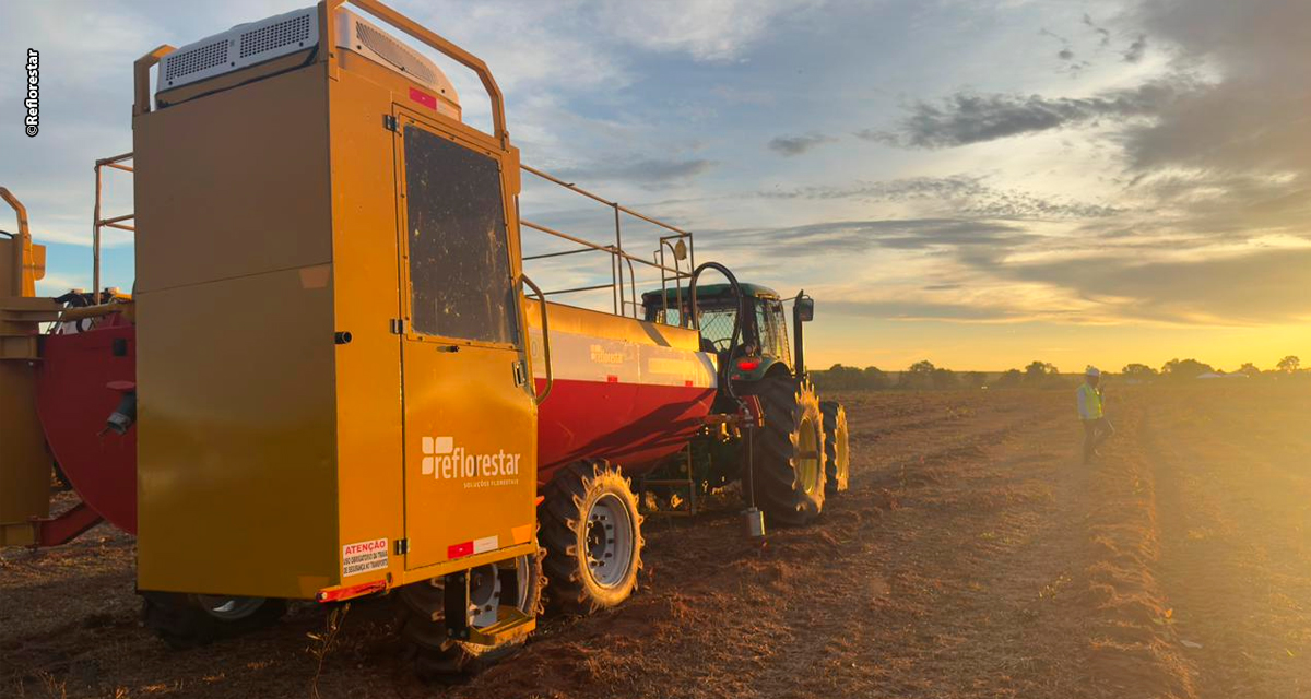 Água com tecnologia: Reflorestar inaugura irrigação 100% mecanizada para o manejo de mudas na silvicultura