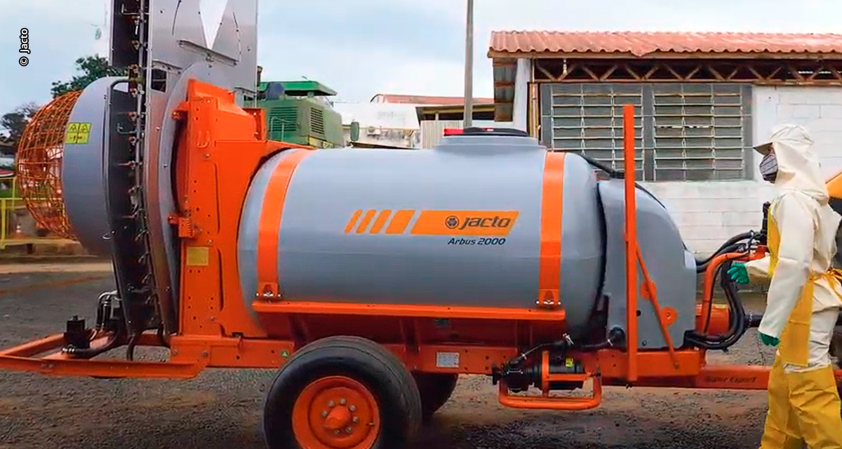 Jacto e Sindiveg fecham parceria para oferecer capacitação gratuita em turbopulverizadores